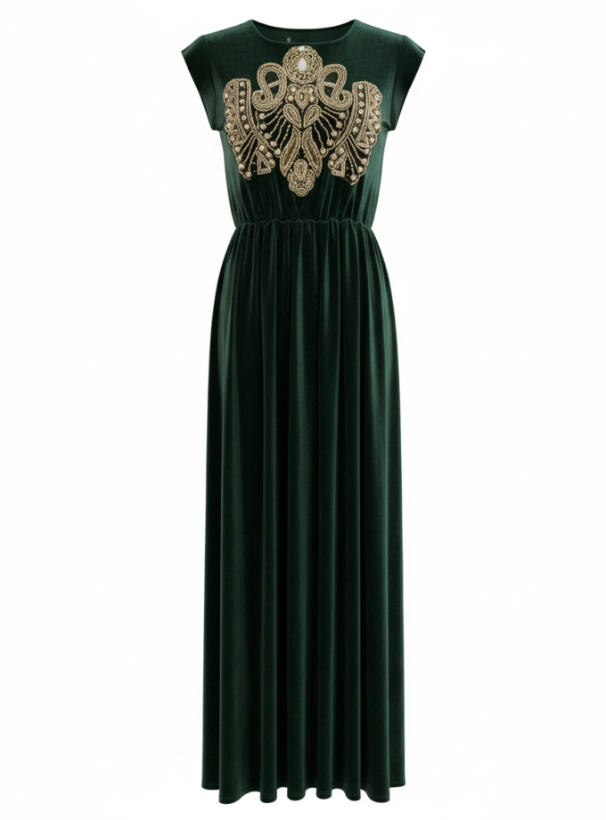 Nazarene Amictus Emerald Benediction Gown