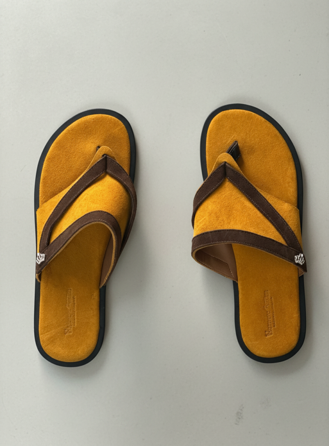 Nazarene Amictus Sundown — Suede Toe-Loop Sandal