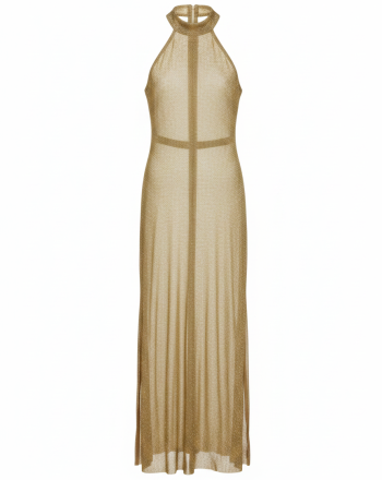 24K Gold Mesh Dress